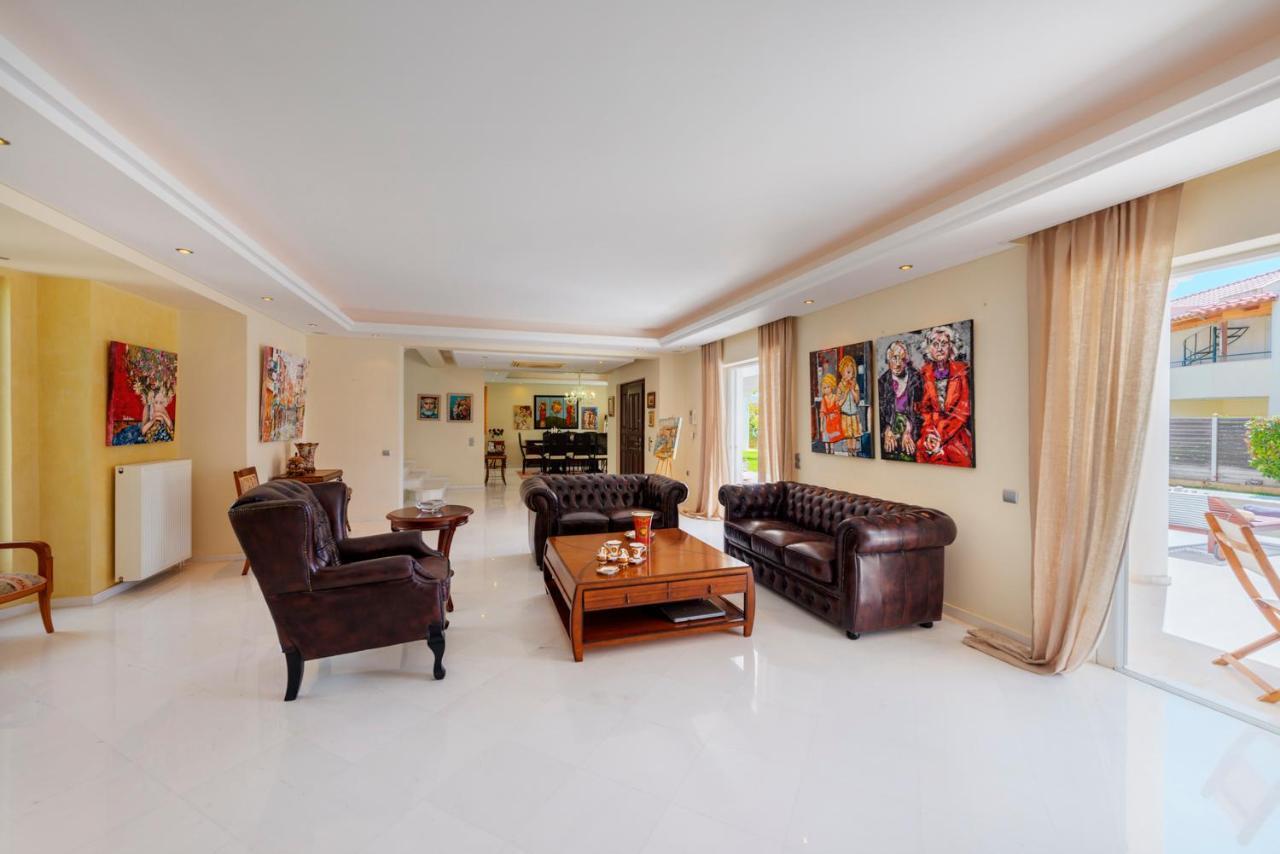 The Painters Luxurious Villa Anavyssos Exterior photo
